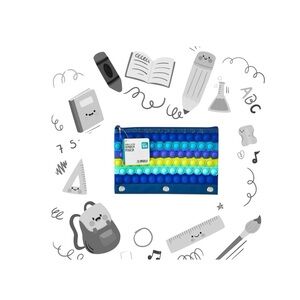 Pop It Double Popper Binder Pouch